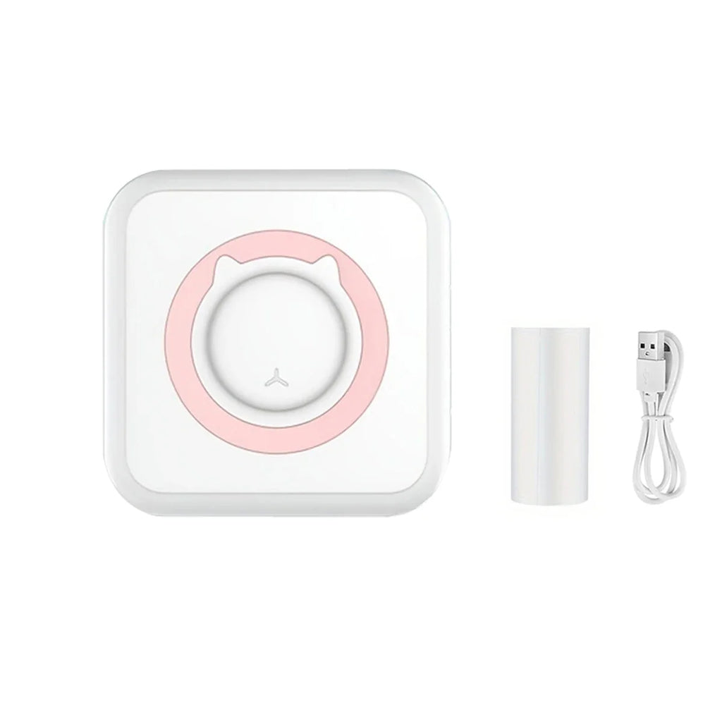 Mini Printer for IPhone and Android, Wireless Mini Photo Printer Label Printer, Portable BT Mini Thermal Printer Print Labels